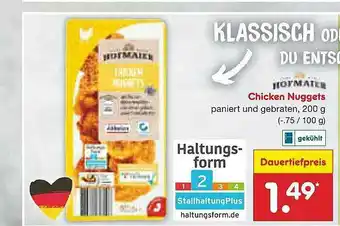 Netto Marken-Discount Chicken Nuggets Hofmaier Angebot