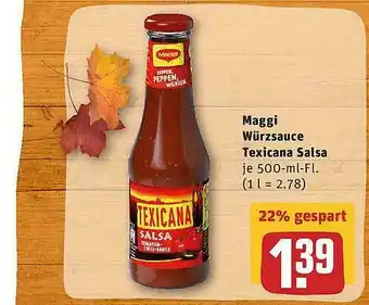 REWE Maggi Würzsauce Texicana Salsa Angebot