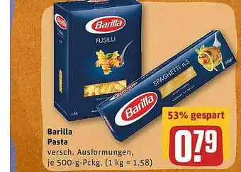 REWE Barilla Pasta Angebot