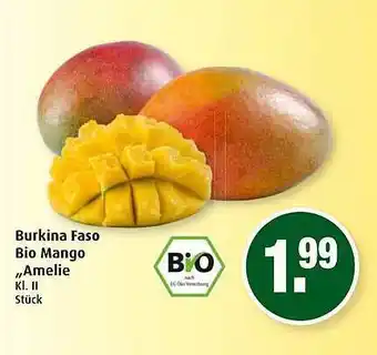 Markant Burkina Faso Bio Mango „Amelie” Angebot