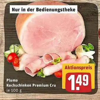 REWE Pluma Kochschinken Premium Cru Angebot