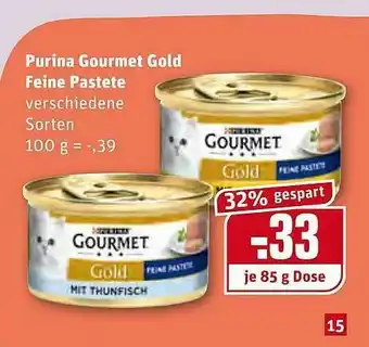 REWE Kaufpark Purina Gourmet Gold Feine Pastete Angebot