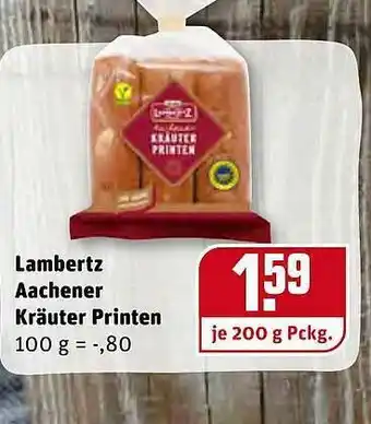 REWE Kaufpark Lambertxz Aachener Kräuter Printen Angebot