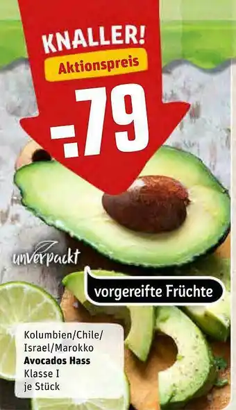 REWE Kaufpark Kolumbien Chile Israel Marokko Avocados Hass Angebot