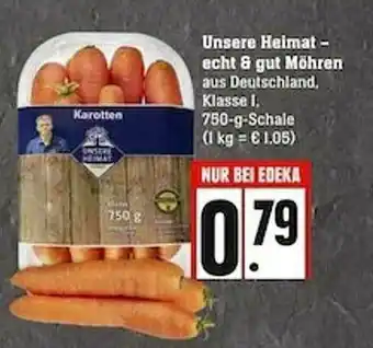 Scheck-in-Center Unsere Heimat Möhren Angebot