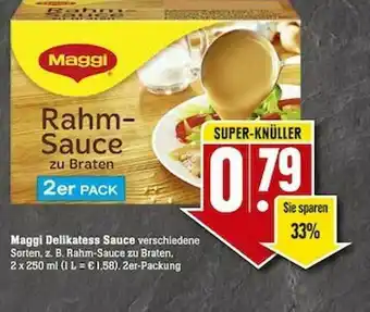 Scheck-in-Center Maggi Delikatess Sauce Angebot