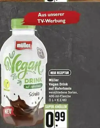 Scheck-in-Center Müller Vegan Drink Auf Haferbasis Angebot