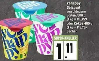 Scheck-in-Center Vehappy Sojagurt Oder Kokos Angebot