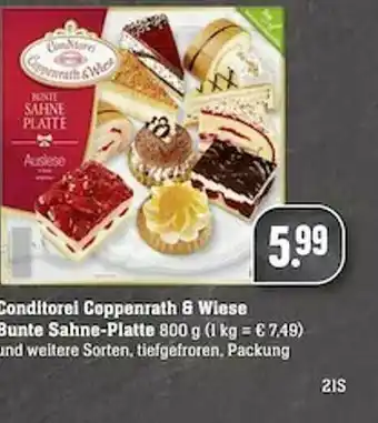 Scheck-in-Center Coppenrath & Wiese Bunte Sahne-platte Angebot