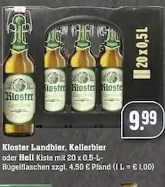 Scheck-in-Center Kloster Landbier, Kellerbier Oder Hell Angebot