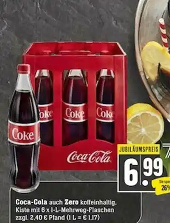 Scheck-in-Center Coca-cola Auch Zero Angebot