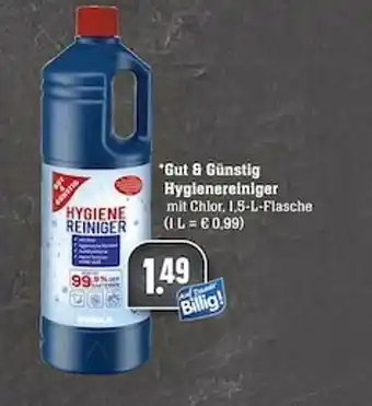 Scheck-in-Center Gut & Günstig Hygienereiniger Angebot