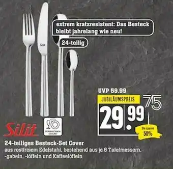 Scheck-in-Center Silit 24-teiliges Besteck-set Cover Angebot