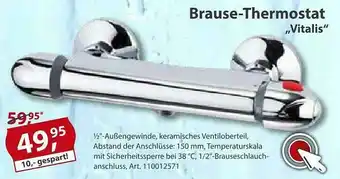 Sonderpreis Baumarkt Brause-thermostat „vitalis” Angebot