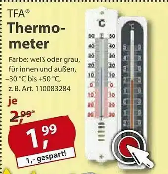 Sonderpreis Baumarkt Tfa Thermometer Angebot