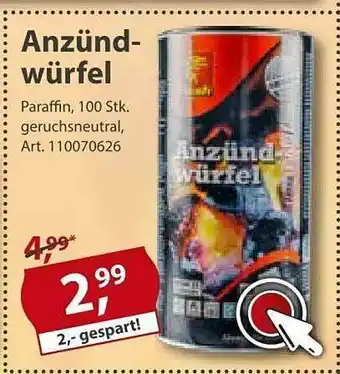 Sonderpreis Baumarkt Anzünd-würfel Angebot