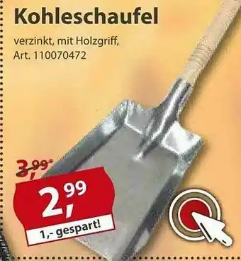 Sonderpreis Baumarkt Kohleschaufel Angebot