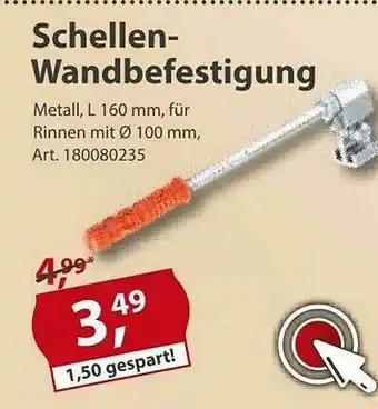 Sonderpreis Baumarkt Schellen-wandbefestigung Angebot