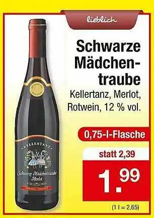 Zimmermann Schwarze Mädchen-traube Angebot