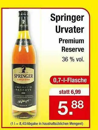 Zimmermann Springer Urvater Premium Reserve Angebot