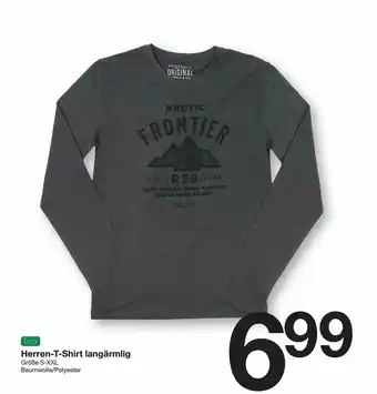 Zeeman Herren-t-shirt Langärmlig Angebot