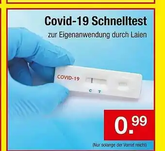 Zimmermann Covid-19 Schnelltest Angebot