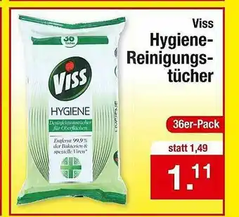 Zimmermann Viss Hygiene-reinigungs-tücher Angebot