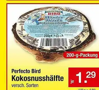 Zimmermann Perfecto Bird Kokosnusshälfte Angebot