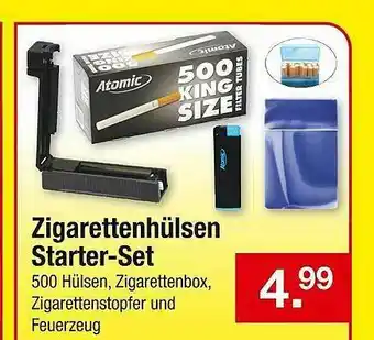 Zimmermann Zigarettenhülsen Starter-set Angebot