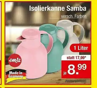 Zimmermann Isolierkanne Samba Angebot