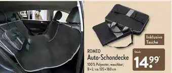 Aldi Nord Romeo Auto-schondecke Angebot