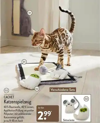 Aldi Nord Cachet Katzenspielzeug Angebot