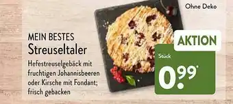 Aldi Nord Meine Bestes Streuseltaler Angebot