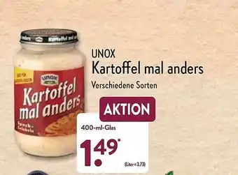 Aldi Nord Unox Kartoffel Mal Anders Angebot