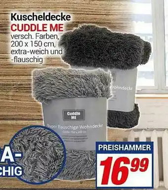 CENTERSHOP Kuscheldecke Cuddle Me Angebot