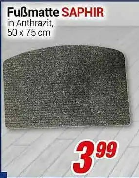 CENTERSHOP Fußmatte Saphir Angebot