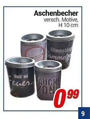 CENTERSHOP Aschenbecher Angebot