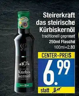 E-Center Steirekraft Das Steirische Kürbiskernöl Angebot