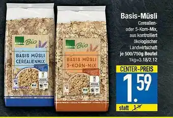 E-Center Basis-müsli Angebot