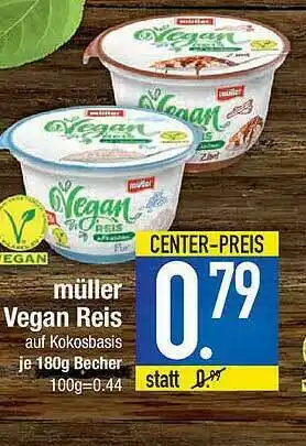 E-Center Müller Vegan Reis Angebot