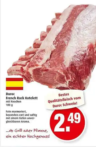 Markant Duroc French Rack Kotelett 100g Angebot