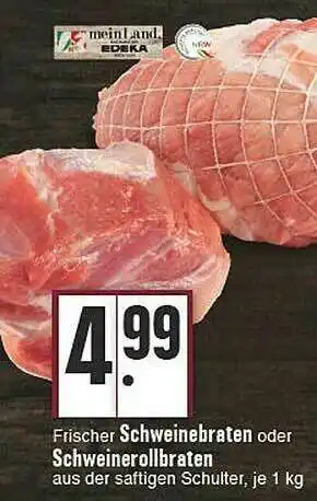 E-Center Schweinebraten Oder Schweinerollbraten Angebot