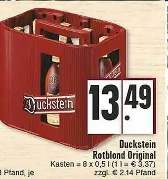 E-Center Duckstein Rotblond Original Angebot