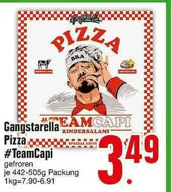 Edeka Gangstarella Pizza Teamcapi Angebot