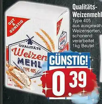 Edeka Gut & Günstig Qualitasweizenmehl Angebot