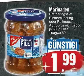 Edeka Gut & Günstig Marinaden Angebot