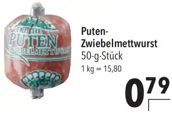 CITTI Markt Puten Zwiebelmettwurst 50 g Stück Angebot