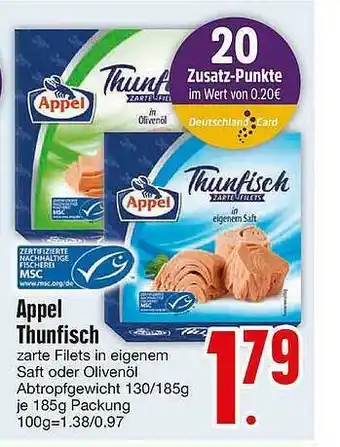 Edeka Appel Thunfisch Angebot