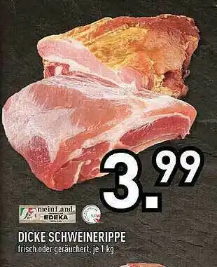 Edeka Dicke Schweinerippe Angebot