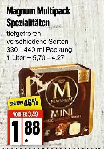 Edeka Frischemarkt Magnum Multipack Spezialitäten Angebot